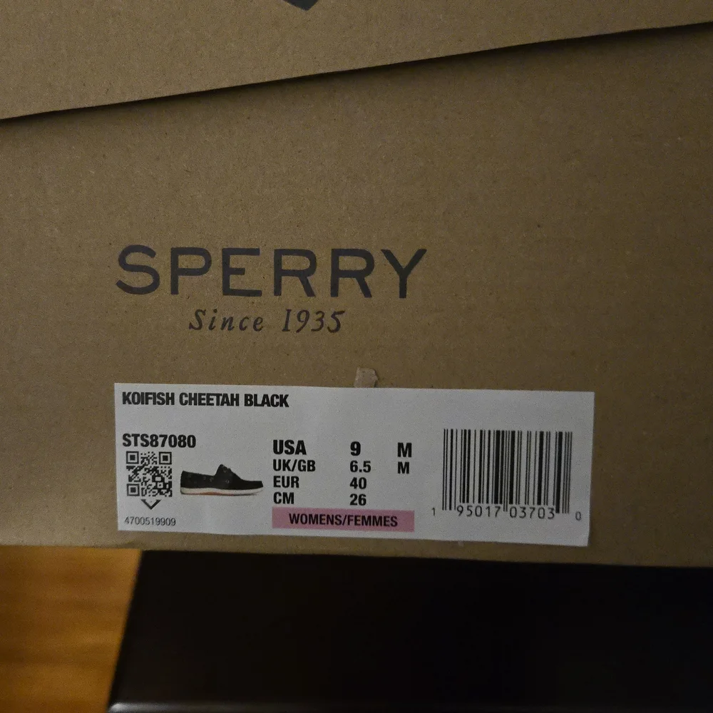 Sperry Womens Koifish Cheetah Black 9 - Picture 3 of 3